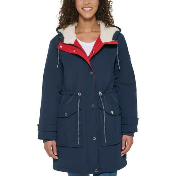 Tommy Hilfiger Jackets & Coats Tommy Hilfiger Womens Navy Blue